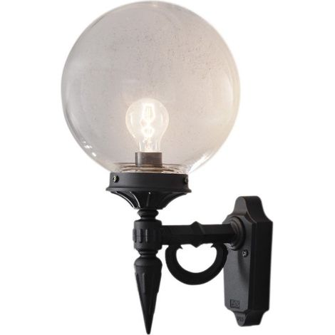 Konstsmide Orion Applique murale classique d'extérieur. Noir, IP23 (1/3)