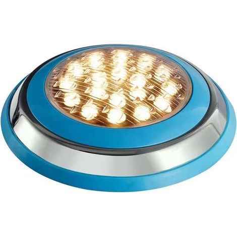 Projecteur de piscine, 12 LED 12W AC12V, applique murale de piscine avec télécommande IP68, éclairage décoratif subaquatique pour piscines d'eau douce ou d'eau salée