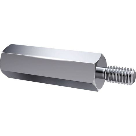 Axxatronic IA-ST-4-7-18 Innen-Außen Entretoise (L) 18 mm M4 x 9 M4 x 8 acier galvanisé 1 pc(s) Y714093