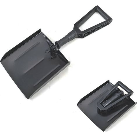 Pelle à neige, pelle à neige pliante, pelle à neige portable, pratique pour le déneigement, facile à ranger, adaptée au jardinage hivernal et aux activités de plein air. (1/5)