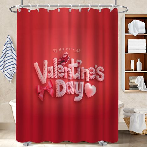 Voile de douche fluide en polyester 180x180 imprimé séparation douche pour mobi (1/5)