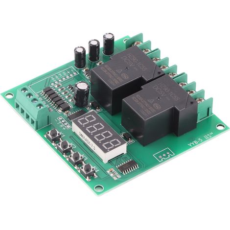 Vorwärts-/Rückwärts-Steuermodul für YYB-5 12V/24V-Motor mit zwei Relais und Timer (1/5)