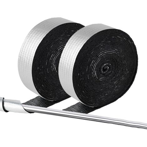 Ruban isolant pour tuyaux de 10,3 m x 5 cm, en mousse caoutchouc avec (1/5)