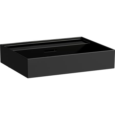 LAUFEN Kartell Lavabo sobre encimera sin agujero para grifo, con (1/4)
