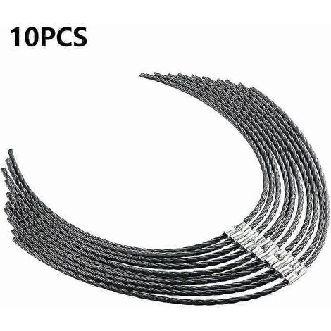 Lot de 10 fils de coupe en nylon avec boucle pour tondeuse Bosch AFS 23-37, référence F016800431, édition 0809 (1/4)