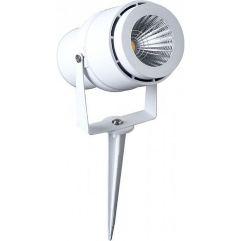 V-TAC VT-857 FARETTO LED COB DA GIARDINO 12W CON PICCHETTO COLORE BIANCO - SKU 7547 / 7548 / 7549 - Colore Luce: Bianco Caldo (1/5)