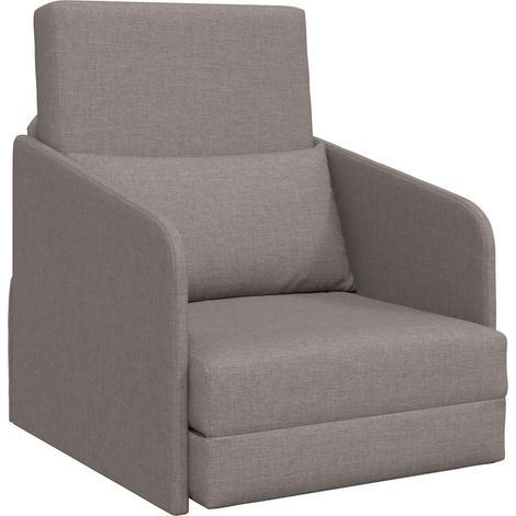 Canapé-lit,Canapé convertible Taupe 65 x 80 x 83 cm Velours CFW26675 (1/5)