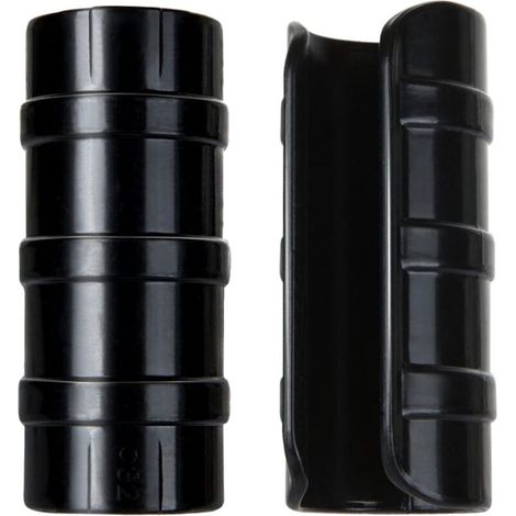 50 attaches noires ABS pour tuyaux, idéales pour serres et bâches de jardin, fixation robuste pour films de tunnel (1/5)