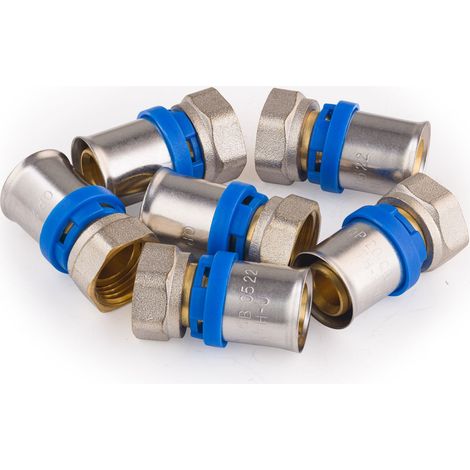 Racor Hembra Tuerca Libre Multicapa QUICK PLOMBERIE - Ø20 Hembra 1/2 x6 unidades