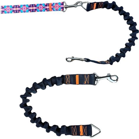 Amortisseur pour laisse de chien NOIR laisse de sport traditionnelle (1/4)