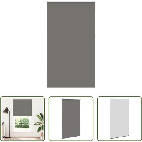 Sichtschutz -  Verdunkelungsrollo Grau 125x210cm Stoffbreite 121,6cm Polyester (1/5)