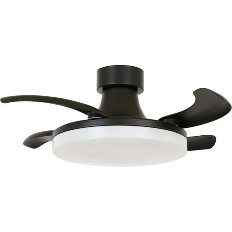 Retractable DC Ceiling Fan Fanaway Orbit Black