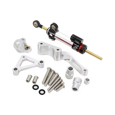 Ducati Monster 1100S 2018 - Kit de conversion pour moto : amortisseur de direction en titane pour une meilleure stabilité.