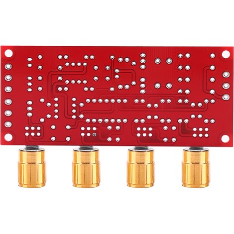 Préamplificateur HIFI NE5532, kit de carte de tonalité, amplificateur opérationnel AC 12V HIFI (carte assemblée) (1/5)