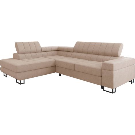 Canapé d'angle Comfivo Anima I, Maya 15, Disponible, 271x203x71cm, 0 (1/5)