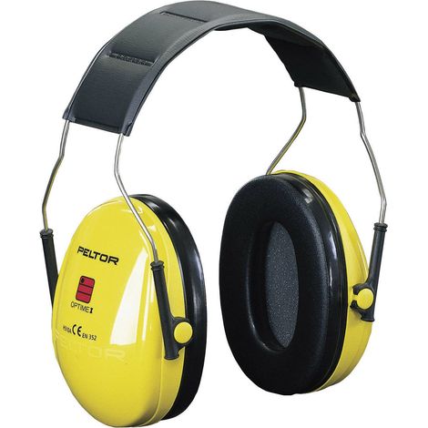 Peltor – Casque antibruit passif 27 dB – Protection auditive légère – Confort prolongé – Compatible avec autres EPI – Serre-tête ajustable