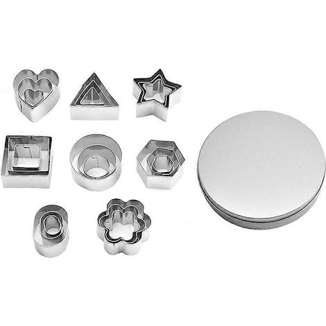 Ensemble de 24 moules à pâtisserie multi-formes, pratiques et faciles à utiliser, pour enfants. Accessoires de cuisine et pâtisserie.