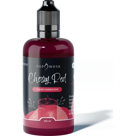 Colorant liquide rouge cerise pour bougies 100 ml (1/5)