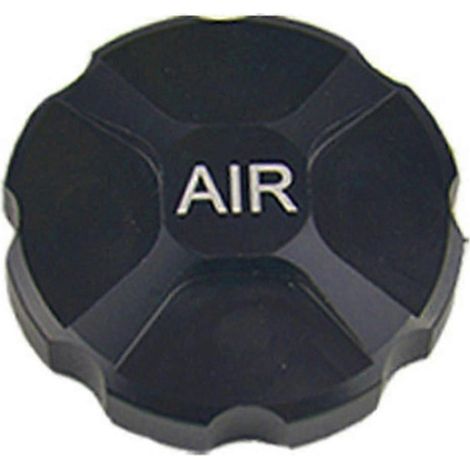 Cache-embout de fourche de vélo en alliage d'aluminium, protection contre les chocs, noir. (1/5)