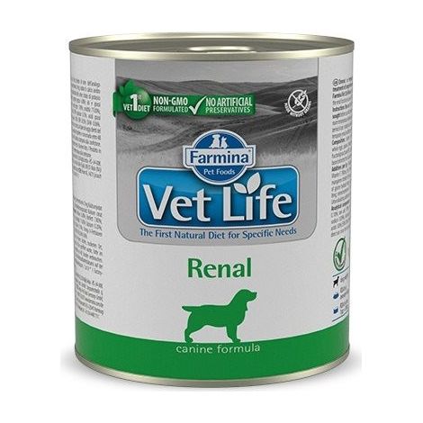 Farmina Dog Vet Life Renal - Farmina Dog Vet Life Renal - Lattina Da 300 Gr (1/4)