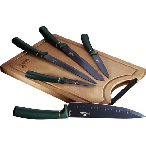 Set di coltelli da cucina Emerald in acciaio inossidabile Berlinger Haus (1/2)