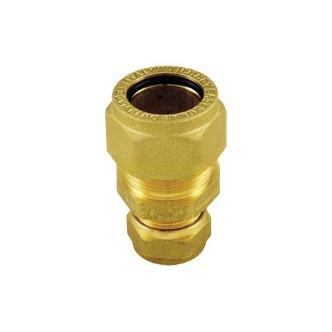 RACCORDO DRITTO DOPPIO INOX RAME EASYSOLAR- DN 16 x 22/18- TIEMM- pezzi 1