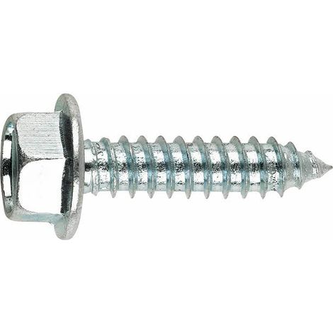 Vis à tôle - Tête hexagonale - Zingué 6,3 x 25 - Boite de 500