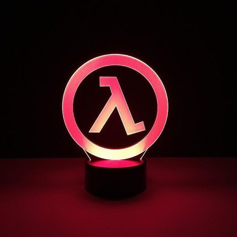 Lampe de table veilleuse LED 3D pour chambre d'enfant (1/2)