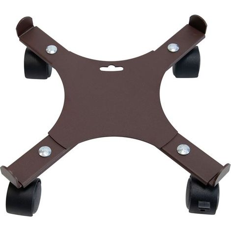 Verstellbarer Pflanzenroller 34-51cm aus gealtertem Eisen - Louis Moulin