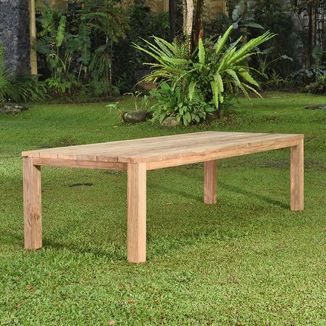Table en teck recyclé 240 x 100 cm Callao (1/5)