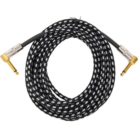 Câble Instrument 6 mètres Jack 6.35mm pour Guitare Amplificateur - JD6213 (1/5)