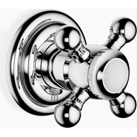 Dornbracht MADISON Inverseur encastré trois voies, rosace ronde