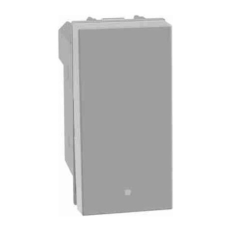 BTIJG4034 Drucktaster mit einem Wechslerkontakt, 10 A, 250 V AC, 1P (Öffner) / 1P (Schließer), beleuchtebar