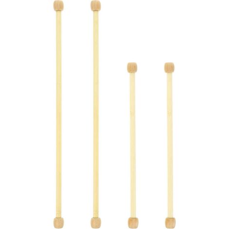 Lot de 4 barres de suspension en bambou pour tapisserie, accessoires pour tapisserie DIY-32X1.5CM