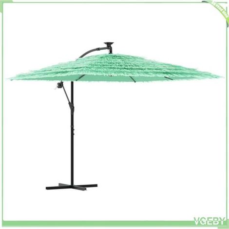 Parasol de jardin - FAFEICY - 4005080 - Carré 269x269 cm - Mât acier Ø48 mm - Protection anti-UV (1/5)