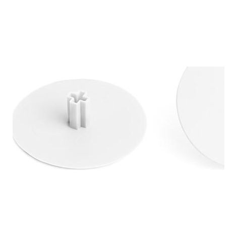 HERRAJES ALK tappo 25 tapa embellecedora ø30mm acabado blanco (1/3)