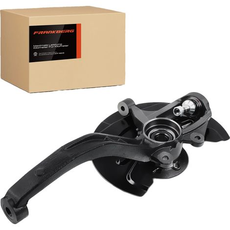 Carcasa del cojinete del cubo de pivote, construcción de hierro fundido, diámetro del cojinete de 90 mm, para instalación en el eje delantero izquierdo, compatible con Mercedes-Benz, OEM 2513301320 (1/5)