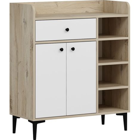 Gabinete Reyna Multiusos 2 Puertas Color Blanco (1/5)