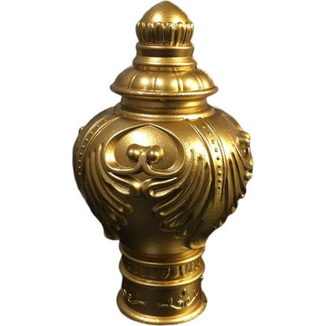 Gardinenstangen-Endstücke - Klassische römische Kunststoff-Endstücke (für 26-28 mm Gardinenstangen, goldfarben, 8er-Packung) (1/4)
