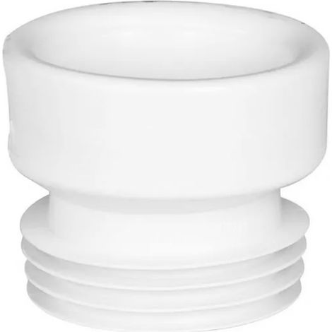 MANICOTTO CONCENTRICO DRITTO IN GOMMA BIANCA PER VASO ø90-110  Idroweb