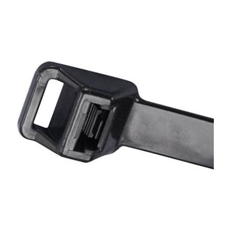 Panduit CV200D PRT5EH-C0 Fascetta per cavi 511 mm 12.70 mm Nero riutilizzabili, con chiusura a leva, Stabilizzato ai ra