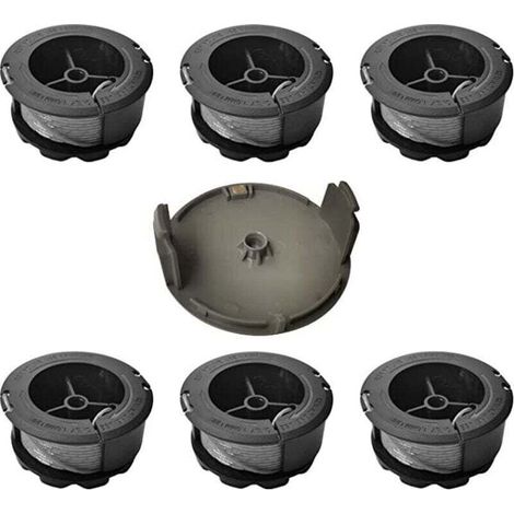 Bobine de tondeuse, Φ1,6mm 6 m F016800570 pour les modèles de tondeuses BOSCH : Universal GrassCut 18 / Universal GrassCut 18-26/UniversalGrassCut 18-260, pour les têtes de battage de rechange(6 pièce (1/4)