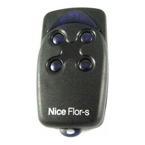 Nice FLO4R-S télécommande noire 4 boutons 150 mètres (1/3)
