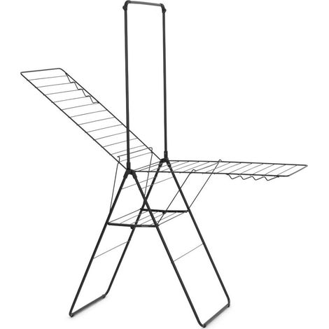 HANGRON 25 cm schwarzer Wäschetrockner mit Kleiderbügeln BRABANTIA (1/3)