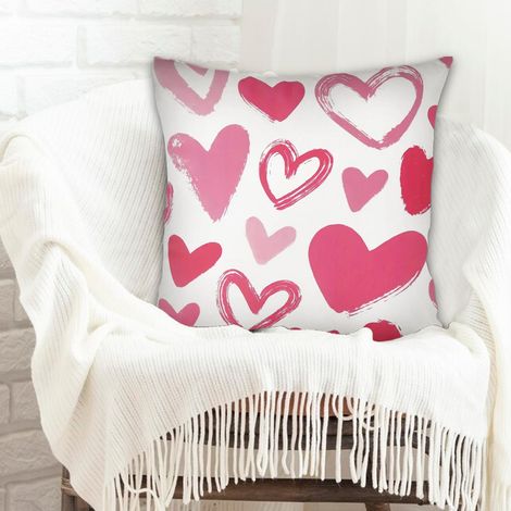 Housse de coussin carrée standard 45x45cm résistant au lavage pour la Fête des Mères (1/5)