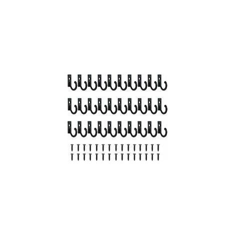 Lot de 30 Petits Crochets Vintage Support Mural pour Porte-clés à Crochets Suspendue Crochets Bijoux Crochets À Clé Pour Vêtements Crochet Patère Avec Vis Patère Porte Manteau pour Mural Salle de Bain (1/5)