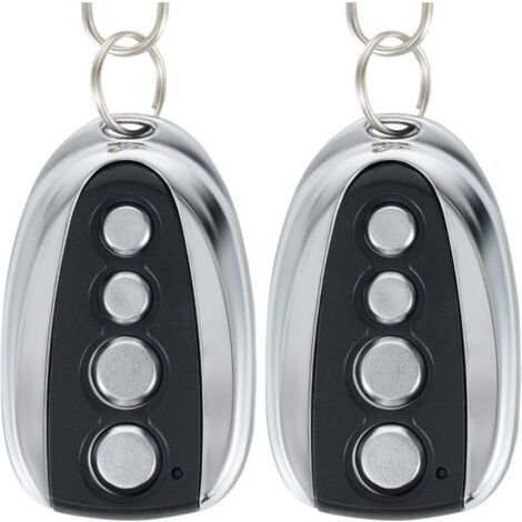 Set of 2 Remote Controls for Sliding Gates and Swing Gates Backup Keys Wireless Remote Control 30 Metres Security Accessories for Automatic Gates (1/4)