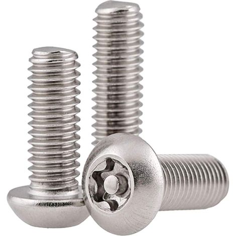 Vis Inox M5 Vis à Tête Ronde Boulon Vis à Tête Bombée Torx, M5×14mm,10 pcs (1/5)