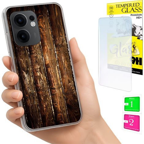 Custodia per Oppo Reno 13F 5G / 13 FS 5G, cover posteriore + vetro (1/5)
