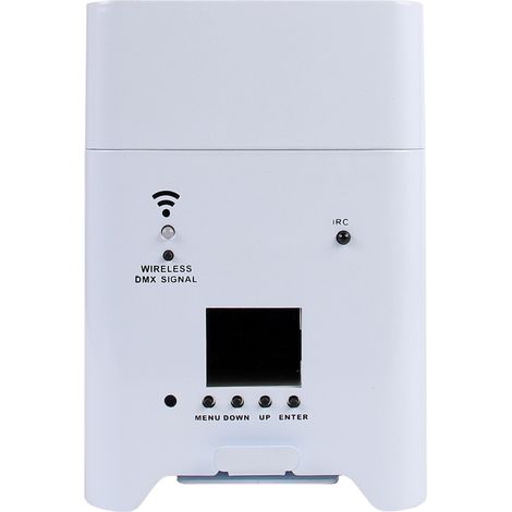 Faro Led a batteria 6x18W RGBWAUV 6 in 1 WiFi bianco Wisdom (1/5)